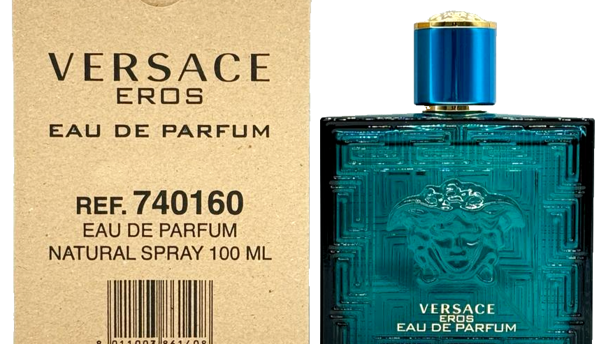 Versace Eros pour Homme 3,4 oz Eau de Parfum NOUVEAU 100% AUTHENTIQUE